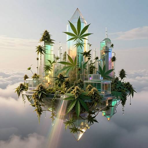 Ethereal Glass City of Cannabis