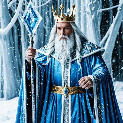 Elegant Ice King Cosplay Character Design