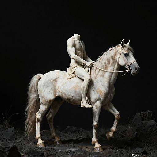 Realistic Dullahan Spirit Portrait