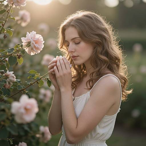 Serene Morning Garden Elegance