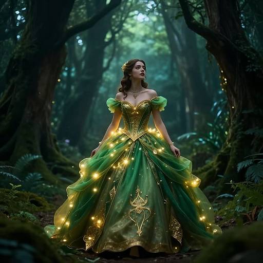 Thick Princess in Magical Forest