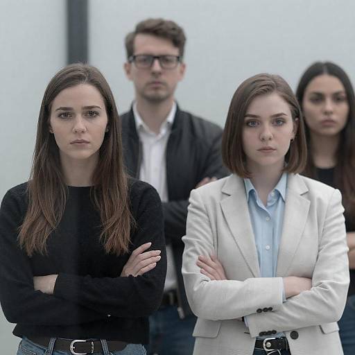 Serious Expressions in Indoor Portrait