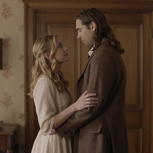 Intimate Portrait in a Vintage Room