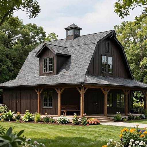 Stylish Barn-Style House Design