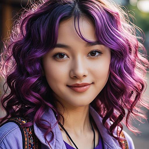 Ultra-Realistic Portrait of Curious Teenage Girl