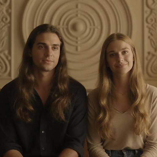 Intimate Portrait in Ornate Setting