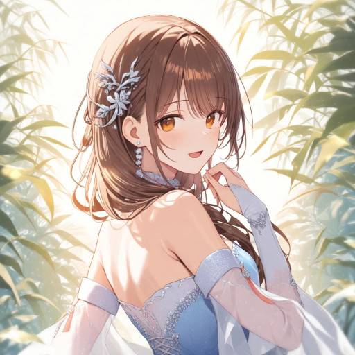 Elegant Solo Portrait of Shimamura Uzuki