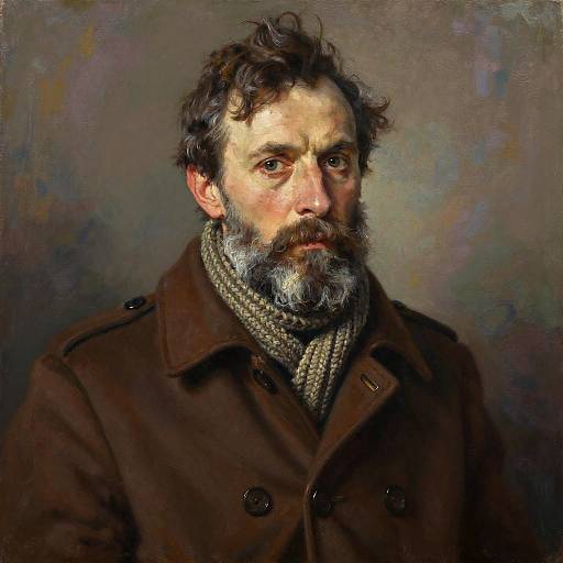 Photorealistic Portrait of Bearded Man