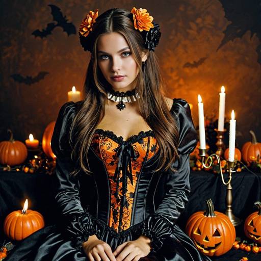 Charming Halloween Party Outfit for Girls