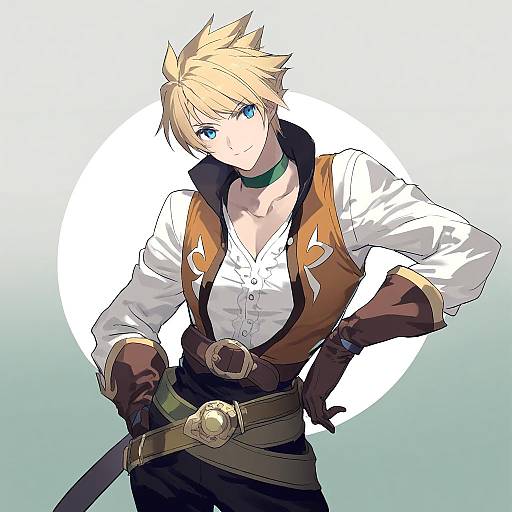 Illustration of Guy cecil, tales of (series) in the style of Huanxiang huifeng