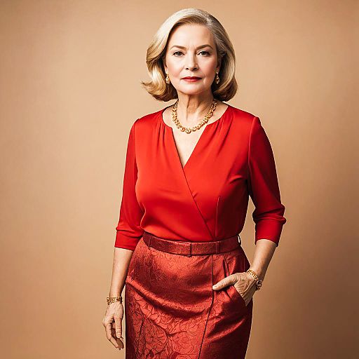 Elegant Photoshoot of Stylish Older Woman Elegant Photoshoot of Stylish Older Woman