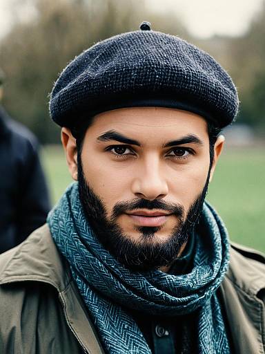 Realistic Portrait of Boy in Islamic Attire