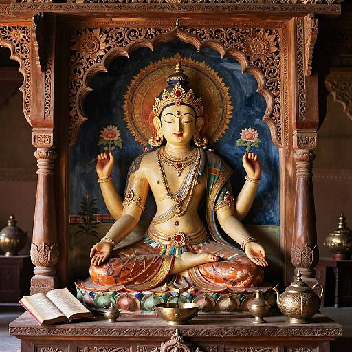 Ahilyabai in Royal Meditation