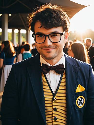 Candid Nerd Costume Cosplay Portrait