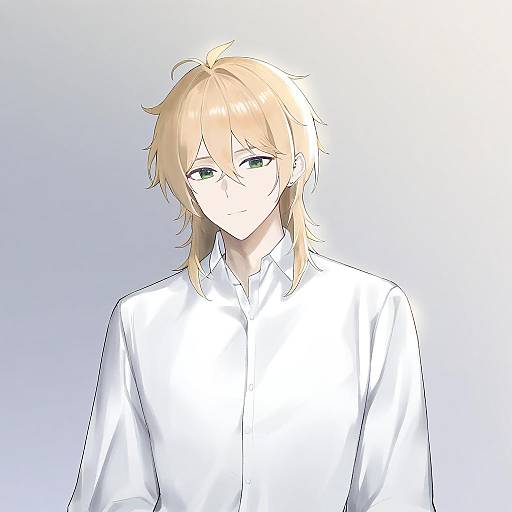 Illustration of Alkaid mcgrath, lovebrush chronicles in the style of Aak