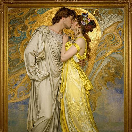 Romantic Neoclassical Digital Art