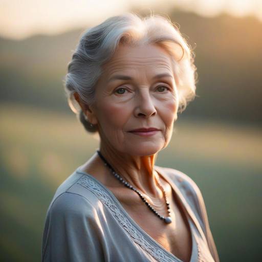 Elegant Portrait of a Senior Woman