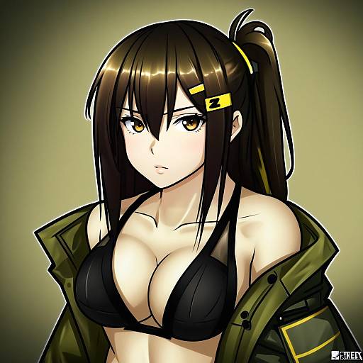 Illustration of K2 (girls' frontline), girls' frontline in the style of Deel (rkeg)