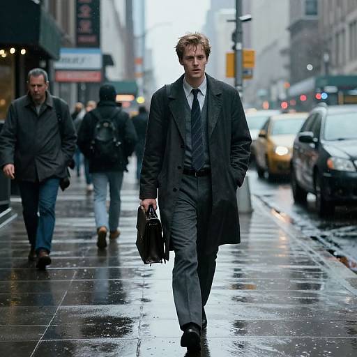 Modern Rainy City Conspiracy Thriller