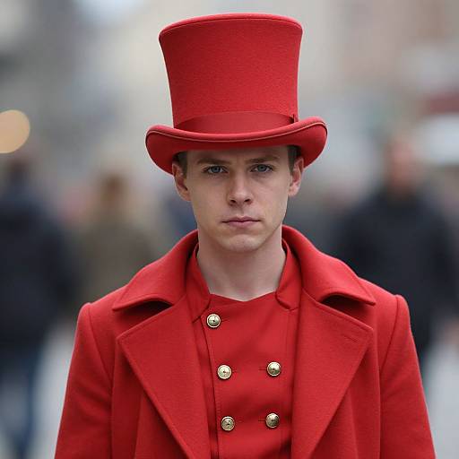 Realistic Man in Clockwork Orange Costume