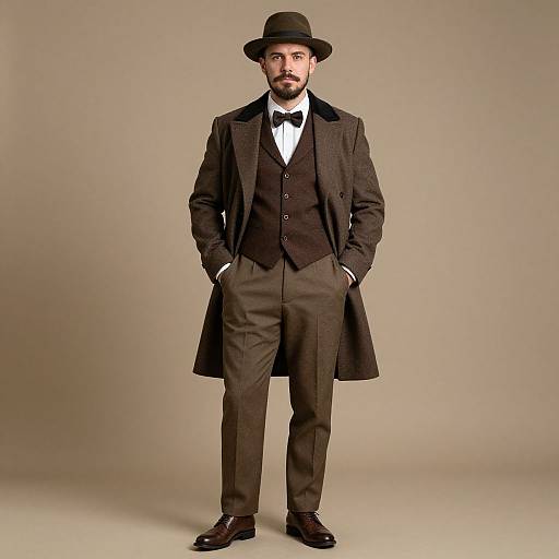 Classic Man Style Costume Portrait