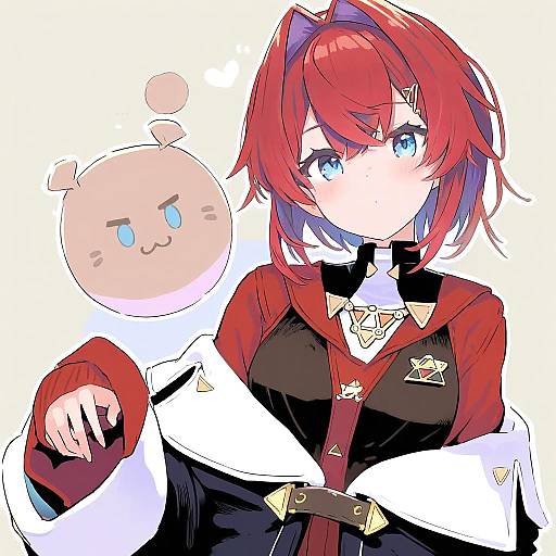 Illustration of Ange katrina (1st costume), nijisanji in the style of Puuakachan