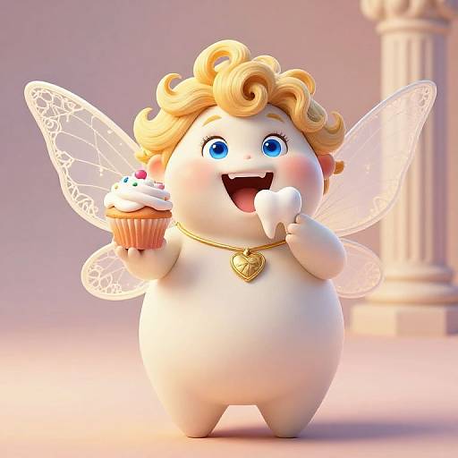Whimsical Plump Tooth Fairy Delight
