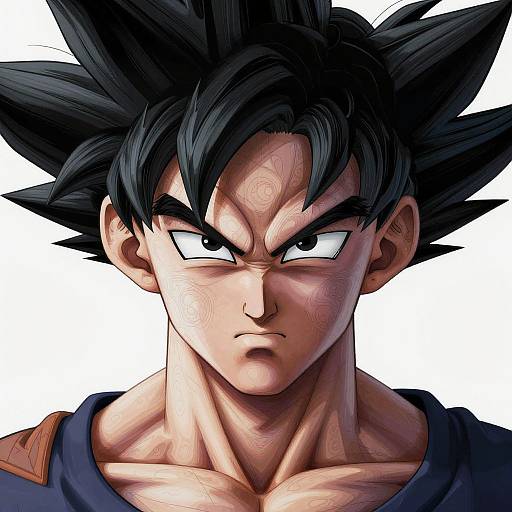 Psychedelic Goku Surreal Portrait