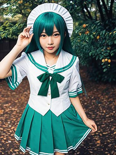 Realistic Sanae Furukawa Cosplay Photo