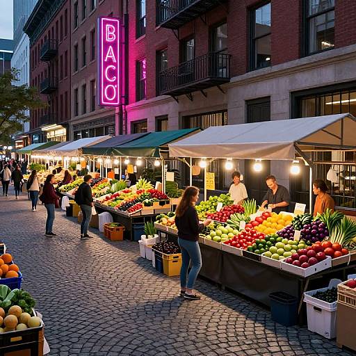 3D Visualization of Urban Street Market
