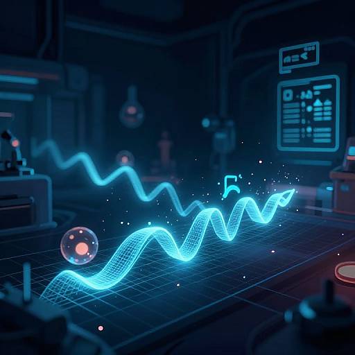 Sci-Fi Zigzag Magnetic Field Dance