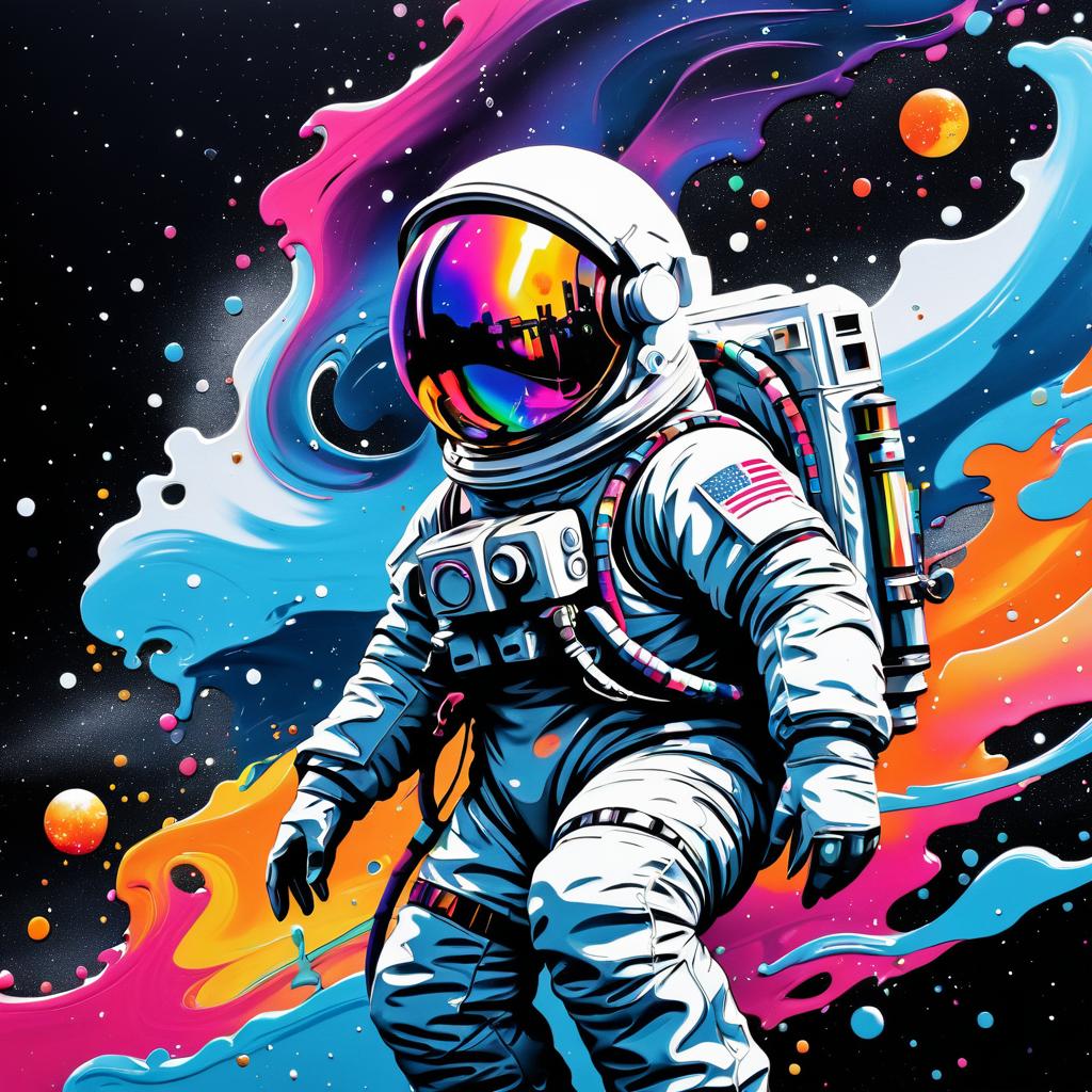 Astronaut Siren: Graffiti Art Explosion