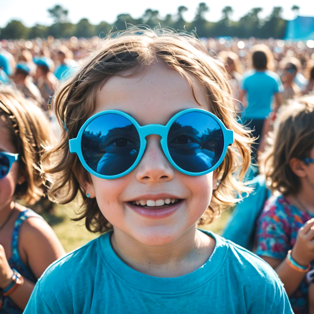 Joyful Child at Vibrant Music Festival