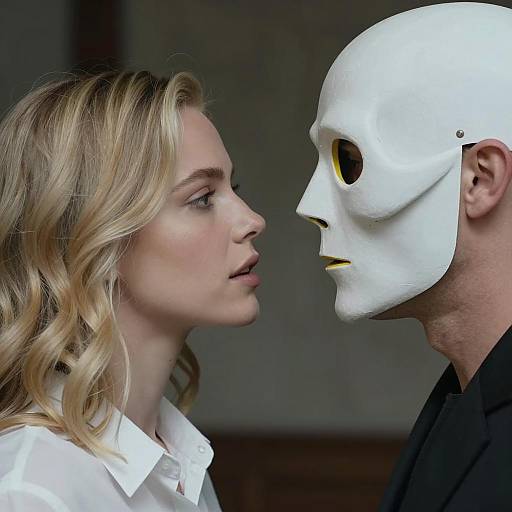 Intimate Encounter of Beauty and Mystery