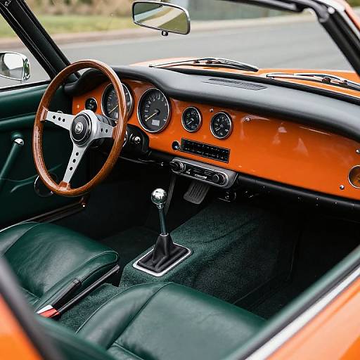 Vintage 1972 Ginetta G15 Interior