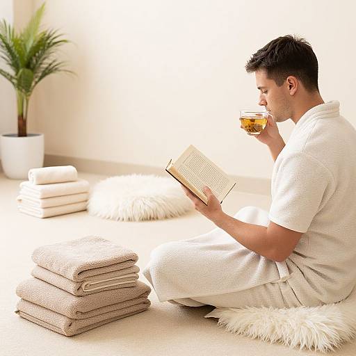 Serene Wellness Spa Relaxation Lounge