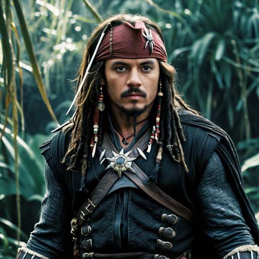 Pirate Character in Jungle Costume