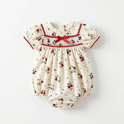 Cotton Floral Toddler Bishop Dress
