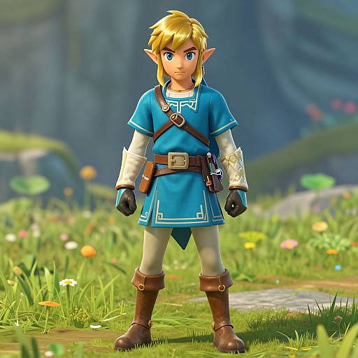 Legend of Zelda Link Character Portrait