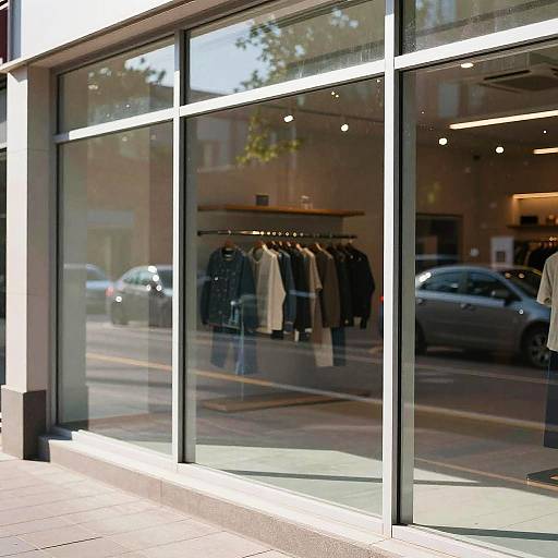 Clear Storefront Photo Without Reflection