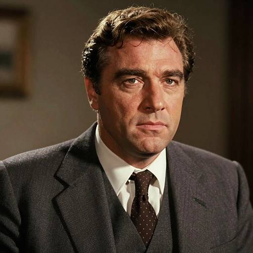 Overweight Marlon Brando in 1970s Suit