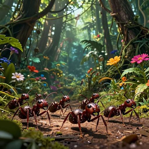 Swarming Terrifying Ant Creatures