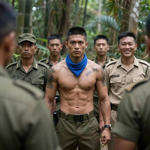 Intense Jungle Soldiers in Action