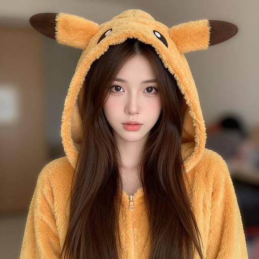 Realistic Woman in Ash Pokémon Costume