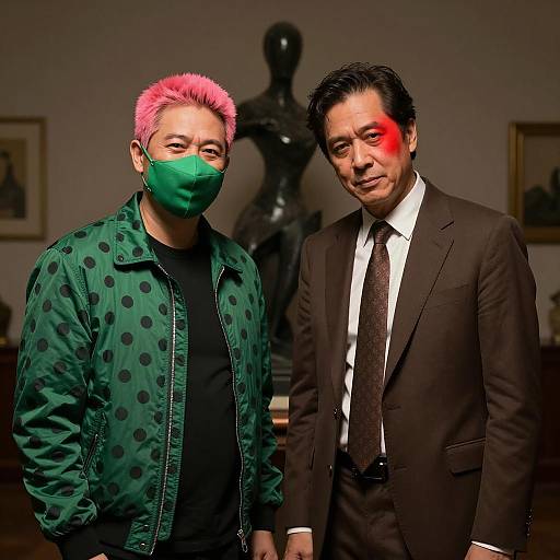 Dynamic Duo in a Mysterious Room