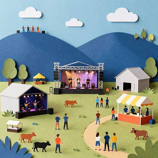 Paper Cut Festival on Blue Hills