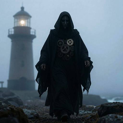 Eldritch Wraith in Lighthouse Fog