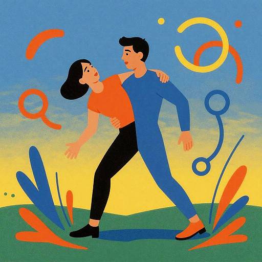 Abstract Surreal Spanking Expression