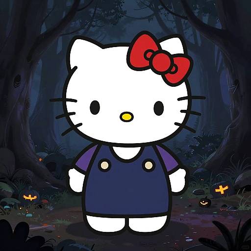Eerie Hello Kitty Villain Transformation