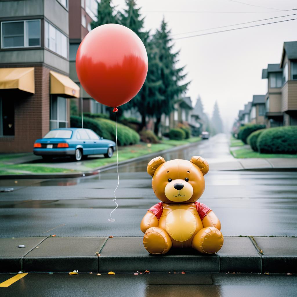 Hysterical Teddy Bear in Seattle